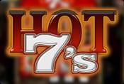 Online Slot Game Hot 7s - Symbols and their Denominations