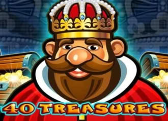 Online Slot Machine 40 Treasures with Scatter Symbol