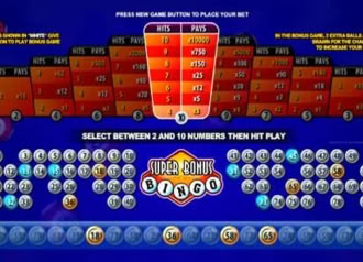 Super Bonus Bingo