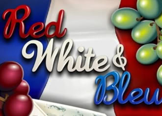 Online Video Slot Machine Red White Blue with Bonus Rounds