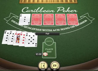 Online Video Slot Caribbean Poker no Download